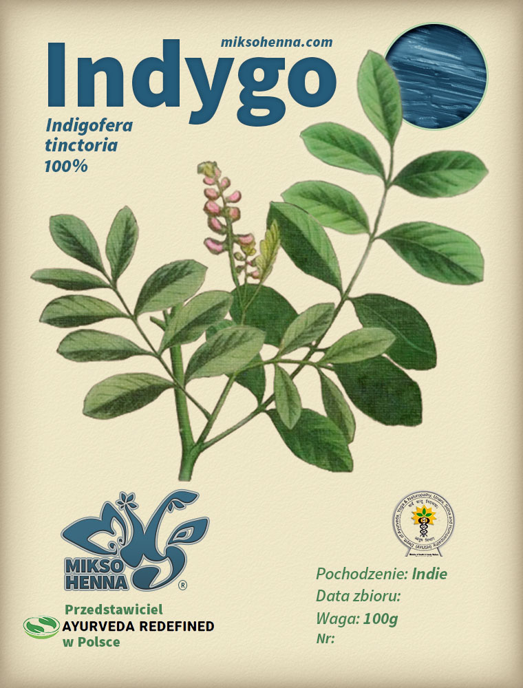 Miksohenna Indygo - mozne i niezawodne. Granatowa czerń.