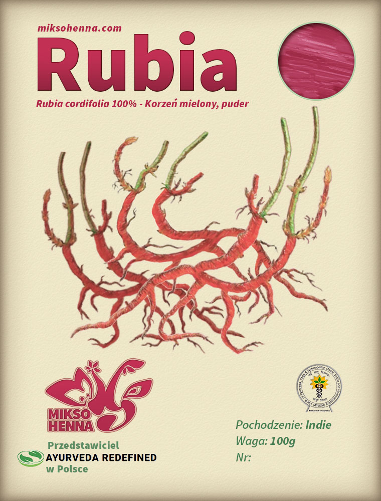Miksohenna Rubia - na truskawkowy blond i malinowe rudości.